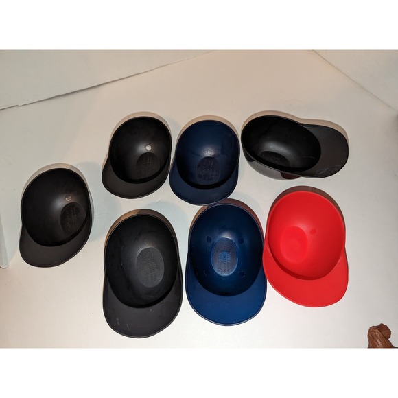 7 Different Vintage Baseball Caps Mini Plastic Ice Cream Bowls Fotobowl USA - Picture 6 of 8